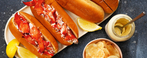 Maine lobster rolls shipped