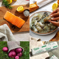 Atlantic Salmon & Shrimp Dinner for Four overview