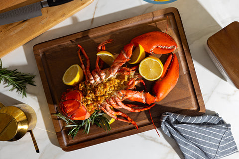 Baked Stuffed Lobster