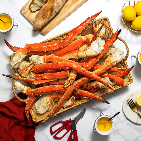 Giant Alaskan Red King Crab Legs
