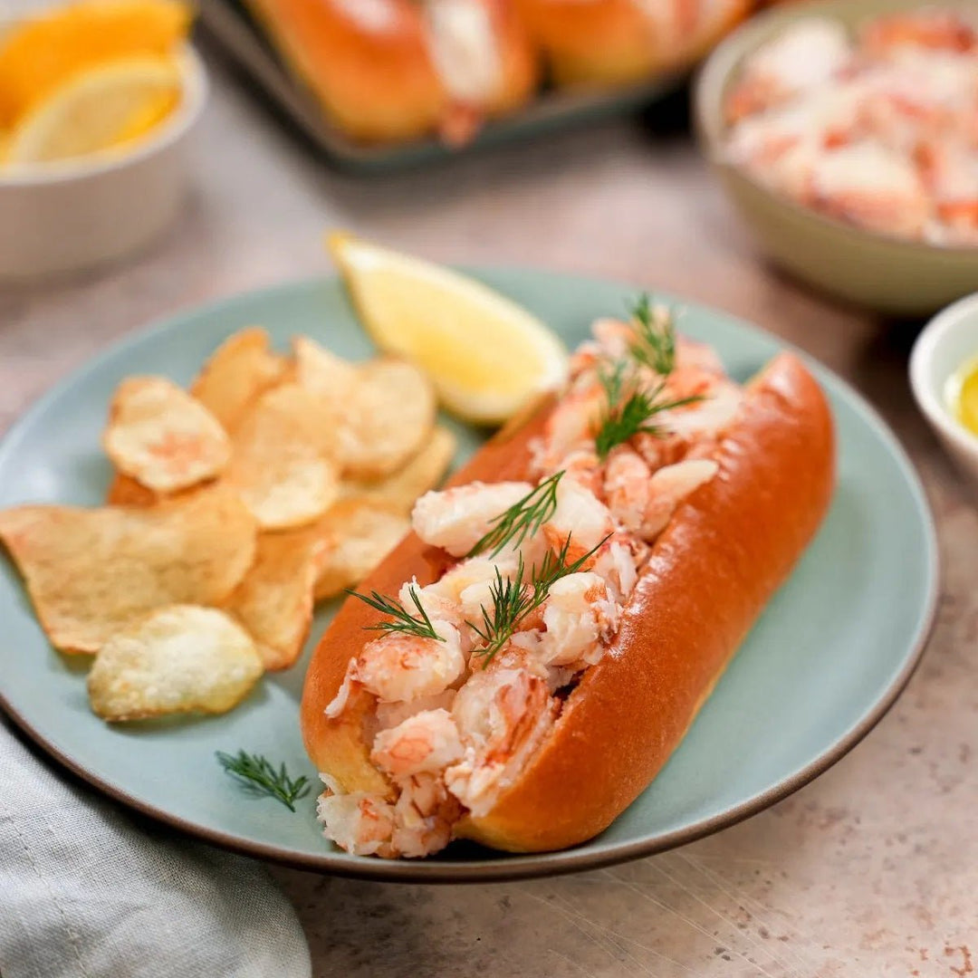 Maine Crab Roll Kit (6Pack) Fresh Jonah Crab Rolls Delivered Maine Lobster Now