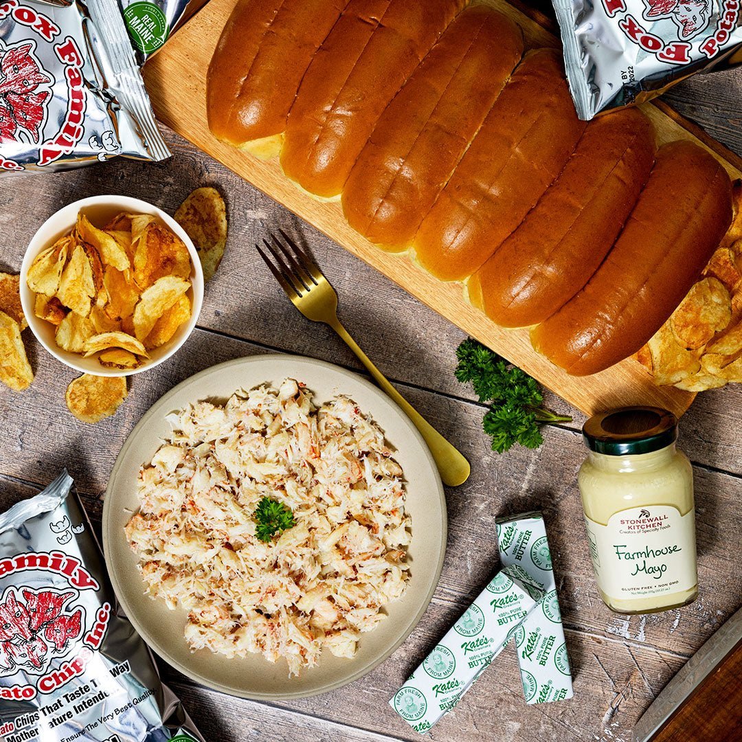 Maine Crab Roll Kit (6Pack) Fresh Jonah Crab Rolls Delivered Maine Lobster Now