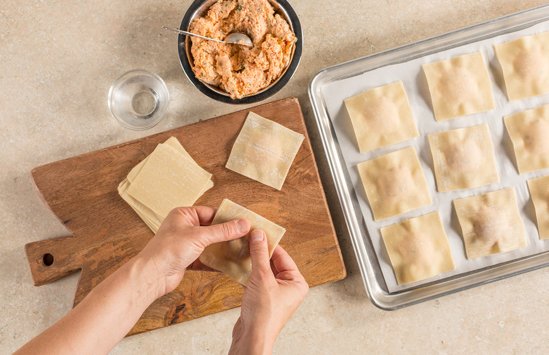 Lobster and Boursin Cheese Ravioli Recipe
