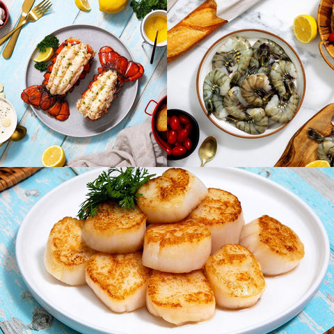 Lobster, Scallop & Shrimp Box