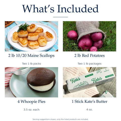 Maine Scallop Dinner for Four