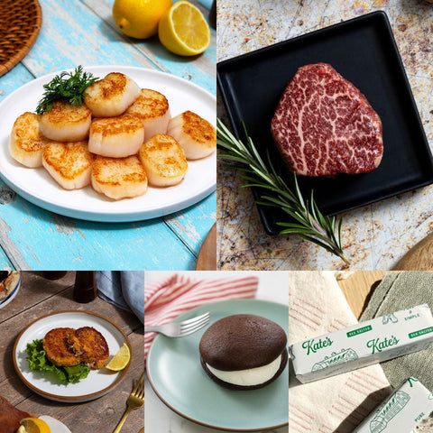 Maine Scallops & Filet Mignon Dinner for Two