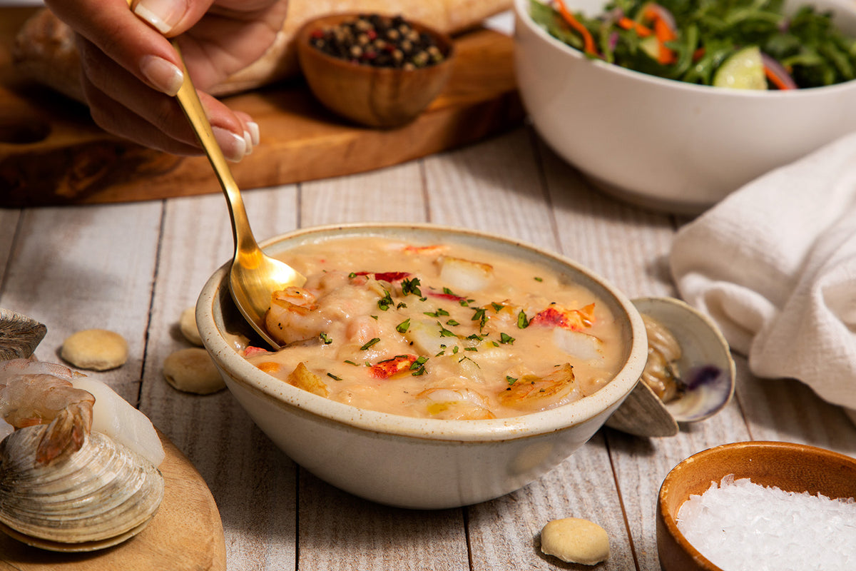 Buy Fresh Lobster & Seafood Chowders Online