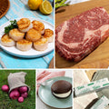 Maine Scallops & Wagyu Ribeye Dinner for Two — original product photo overview