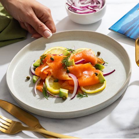 Regal New Zealand King Salmon – Beech Wood Smoked Salmon Slices - 3.5 oz