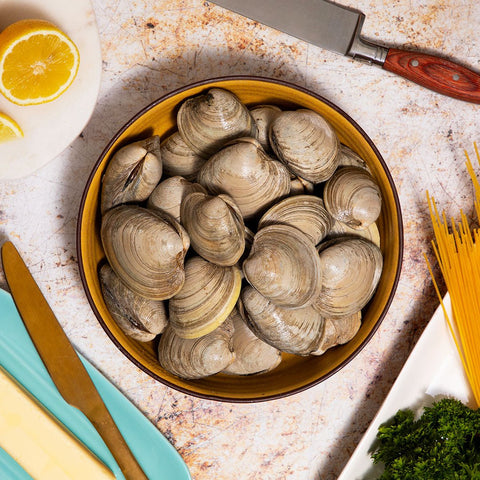 Maine Littleneck Clams - 12 Count - Maine Lobster Now