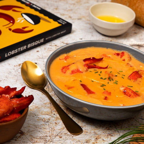 Maine Lobster Bisque w/ Lobster Meat - 16 oz. - Maine Lobster Now
