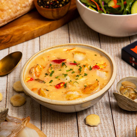 Maine Seafood Chowder - 16 oz. - Maine Lobster Now